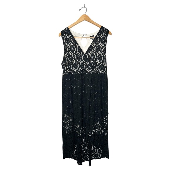 torrid Dresses & Skirts - Torrid Sleeveless High‎ Low Hem Lace Overlay Dress Plus Size 1X
